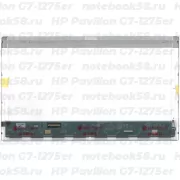 Матрица для ноутбука HP Pavilion G7-1275er (1600x900 HD+) TN, 40pin, Глянцевая