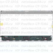 Матрица для ноутбука HP Pavilion G7-1304 (1600x900 HD+) TN, 40pin, Глянцевая