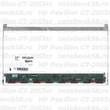 Матрица для ноутбука HP Pavilion G7-2053sr (1600x900 HD+) TN, 40pin, Матовая