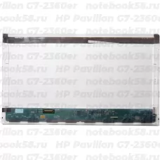 Матрица для ноутбука HP Pavilion G7-2360er (1600x900 HD+) TN, 40pin, Глянцевая