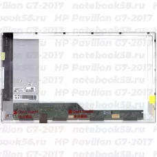 Матрица для ноутбука HP Pavilion G7-2017 (1600x900 HD+) TN, 40pin, Глянцевая