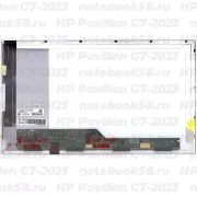 Матрица для ноутбука HP Pavilion G7-2023 (1600x900 HD+) TN, 40pin, Глянцевая