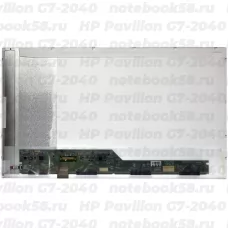 Матрица для ноутбука HP Pavilion G7-2040 (1600x900 HD+) TN, 40pin, Глянцевая