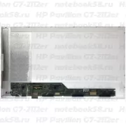 Матрица для ноутбука HP Pavilion G7-2112er (1600x900 HD+) TN, 40pin, Глянцевая