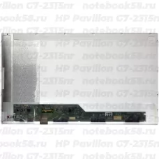 Матрица для ноутбука HP Pavilion G7-2315nr (1600x900 HD+) TN, 40pin, Глянцевая