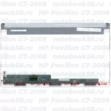 Матрица для ноутбука HP Pavilion G7-2008 (1600x900 HD+) TN, 40pin, Матовая