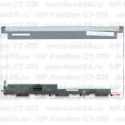 Матрица для ноутбука HP Pavilion G7-1115 (1600x900 HD+) TN, 40pin, Матовая