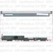 Матрица для ноутбука HP Pavilion G7-1117 (1600x900 HD+) TN, 40pin, Матовая