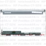 Матрица для ноутбука HP Pavilion G7-1236 (1600x900 HD+) TN, 40pin, Матовая