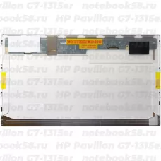 Матрица для ноутбука HP Pavilion G7-1315er (1600x900 HD+) TN, 40pin, Матовая