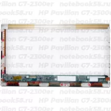 Матрица для ноутбука HP Pavilion G7-2300er (1600x900 HD+) TN, 40pin, Глянцевая