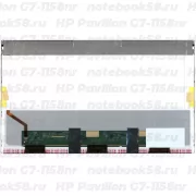 Матрица для ноутбука HP Pavilion G7-1158nr (1600x900 HD+) TN, 40pin, Глянцевая