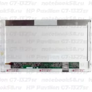 Матрица для ноутбука HP Pavilion G7-1327sr (1600x900 HD+) TN, 40pin, Матовая