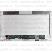 Матрица для ноутбука HP Pavilion G7-1392 (1600x900 HD+) TN, 40pin, Матовая