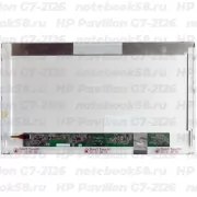 Матрица для ноутбука HP Pavilion G7-2126 (1600x900 HD+) TN, 40pin, Матовая