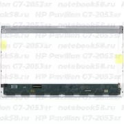 Матрица для ноутбука HP Pavilion G7-2053sr (1600x900 HD+) TN, 40pin, Глянцевая