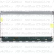 Матрица для ноутбука HP Pavilion G7-2206sr (1600x900 HD+) TN, 40pin, Глянцевая