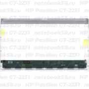 Матрица для ноутбука HP Pavilion G7-2231 (1600x900 HD+) TN, 40pin, Глянцевая