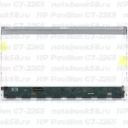 Матрица для ноутбука HP Pavilion G7-2265 (1600x900 HD+) TN, 40pin, Глянцевая