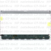 Матрица для ноутбука HP Pavilion G7-1040 (1600x900 HD+) TN, 40pin, Глянцевая