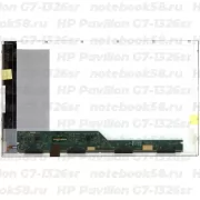 Матрица для ноутбука HP Pavilion G7-1326sr (1600x900 HD+) TN, 40pin, Глянцевая