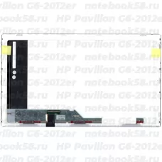 Матрица для ноутбука HP Pavilion G6-2012er (1366x768 HD) TN, 40pin, Матовая