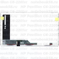 Матрица для ноутбука HP Pavilion G6-2201sr (1366x768 HD) TN, 40pin, Матовая