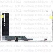 Матрица для ноутбука HP Pavilion DV6-3142 (1366x768 HD) TN, 40pin, Матовая