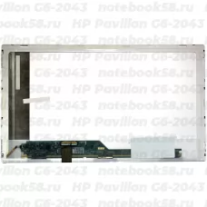 Матрица для ноутбука HP Pavilion G6-2043 (1366x768 HD) TN, 40pin, Глянцевая