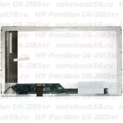 Матрица для ноутбука HP Pavilion G6-2183er (1366x768 HD) TN, 40pin, Глянцевая