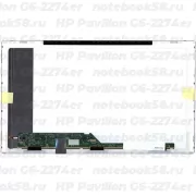 Матрица для ноутбука HP Pavilion G6-2274er (1366x768 HD) TN, 40pin, Матовая