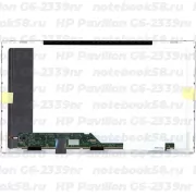 Матрица для ноутбука HP Pavilion G6-2339nr (1366x768 HD) TN, 40pin, Матовая