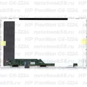 Матрица для ноутбука HP Pavilion G6-1224 (1366x768 HD) TN, 40pin, Матовая