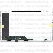 Матрица для ноутбука HP Pavilion G6-1d63nr (1366x768 HD) TN, 40pin, Матовая