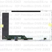 Матрица для ноутбука HP Pavilion DV6-3263 (1366x768 HD) TN, 40pin, Матовая