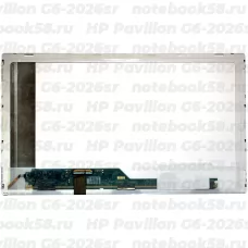 Матрица для ноутбука HP Pavilion G6-2026sr (1366x768 HD) TN, 40pin, Матовая