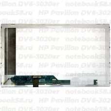 Матрица для ноутбука HP Pavilion DV6-3020er (1366x768 HD) TN, 40pin, Матовая