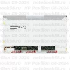 Матрица для ноутбука HP Pavilion G6-2024 (1366x768 HD) TN, 40pin, Глянцевая