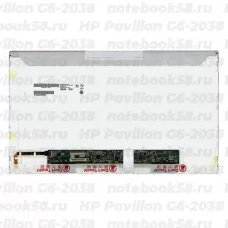 Матрица для ноутбука HP Pavilion G6-2038 (1366x768 HD) TN, 40pin, Глянцевая