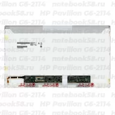 Матрица для ноутбука HP Pavilion G6-2114 (1366x768 HD) TN, 40pin, Глянцевая