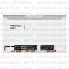 Матрица для ноутбука HP Pavilion G6-2205er (1366x768 HD) TN, 40pin, Глянцевая