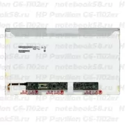 Матрица для ноутбука HP Pavilion G6-1102er (1366x768 HD) TN, 40pin, Глянцевая