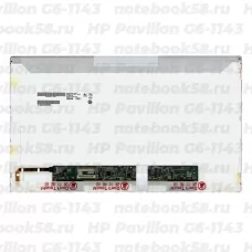 Матрица для ноутбука HP Pavilion G6-1143 (1366x768 HD) TN, 40pin, Глянцевая