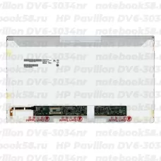 Матрица для ноутбука HP Pavilion DV6-3034nr (1366x768 HD) TN, 40pin, Глянцевая