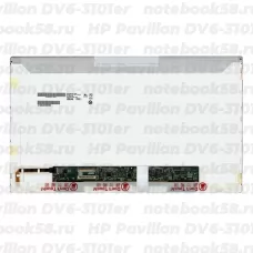 Матрица для ноутбука HP Pavilion DV6-3101er (1366x768 HD) TN, 40pin, Глянцевая