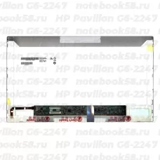Матрица для ноутбука HP Pavilion G6-2247 (1366x768 HD) TN, 40pin, Матовая