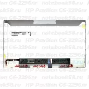 Матрица для ноутбука HP Pavilion G6-2296nr (1366x768 HD) TN, 40pin, Матовая