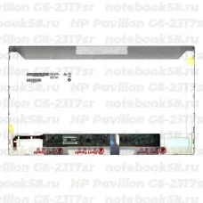 Матрица для ноутбука HP Pavilion G6-2317sr (1366x768 HD) TN, 40pin, Матовая