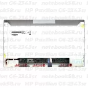 Матрица для ноутбука HP Pavilion G6-2343sr (1366x768 HD) TN, 40pin, Матовая