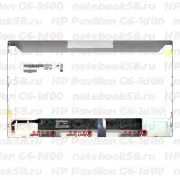 Матрица для ноутбука HP Pavilion G6-1d00 (1366x768 HD) TN, 40pin, Матовая